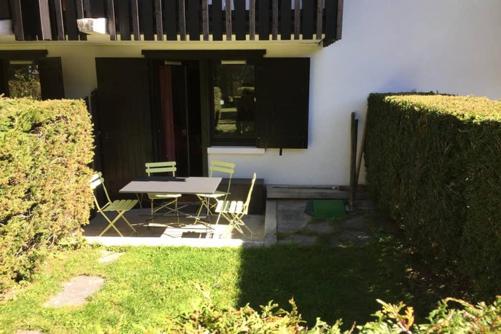 Studio Au Calme Avec Jardin Et Vue Mont-Blanc Chamonix Esterno foto
